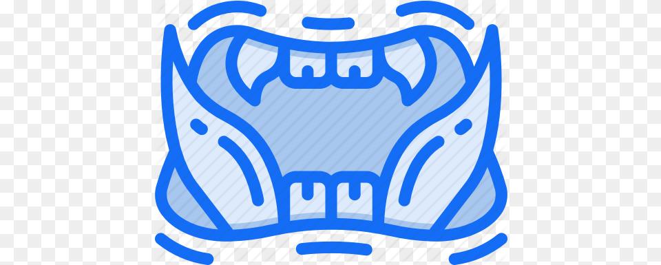 Monster Halloween Evil Beast Mouth Teeth Icon Beast Mouth, Logo, Dynamite, Weapon Png Image