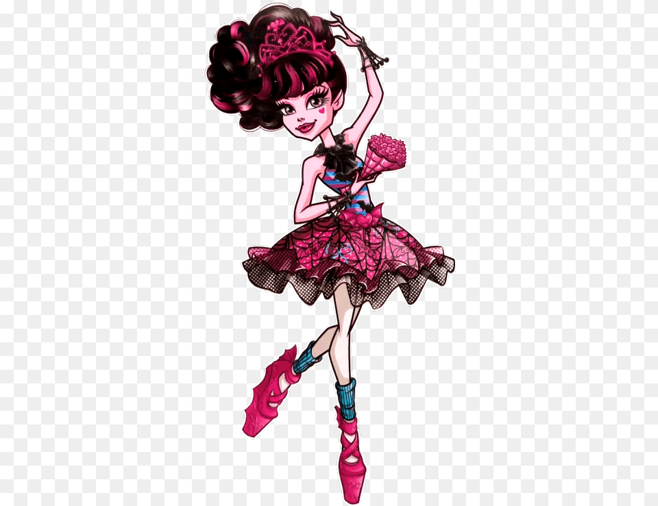 Monster High Ballerina Ghouls Moanica D Kay, Book, Publication, Comics, Dancing Free Png