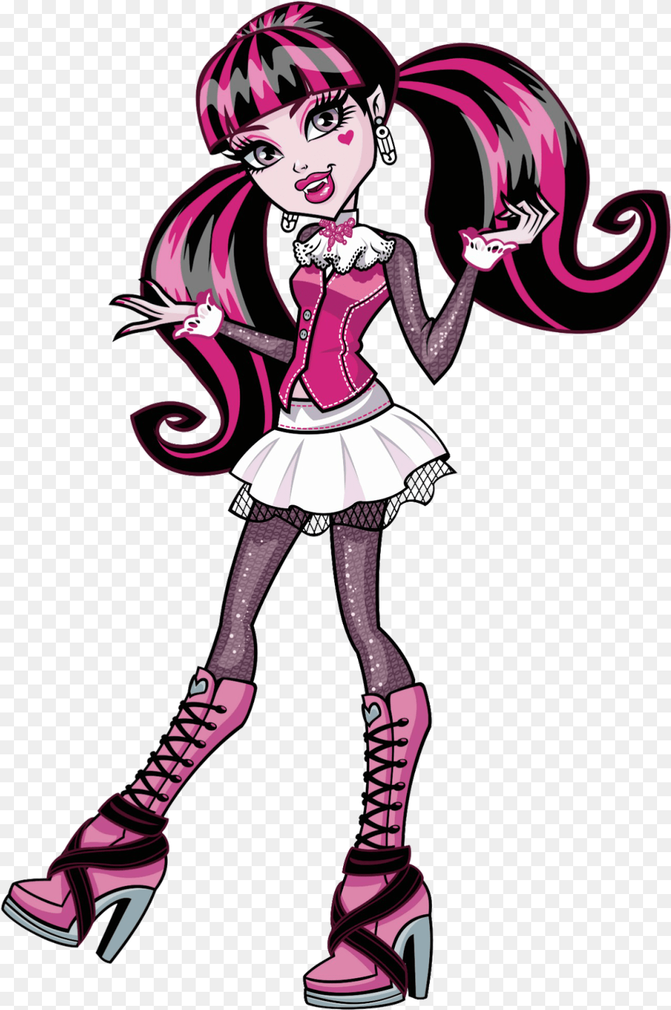 Monster High Character Draculaura, Book, Publication, Comics, Person Free Png Download