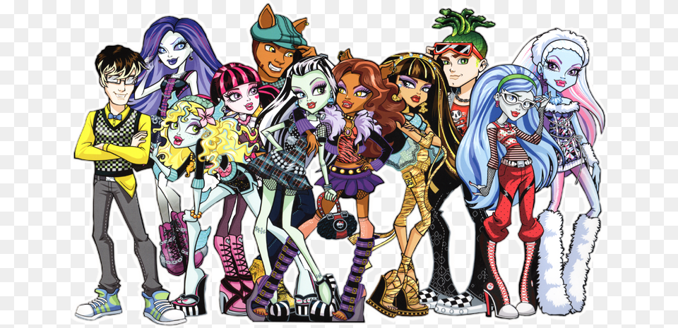 Monster High Characters, Publication, Book, Comics, Boy Free Png Download