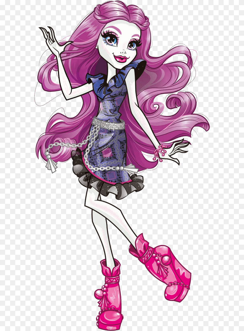 Monster High Characters Ari Monster High The Original Ghouls And Catty Noir, Book, Purple, Comics, Publication Free Png Download