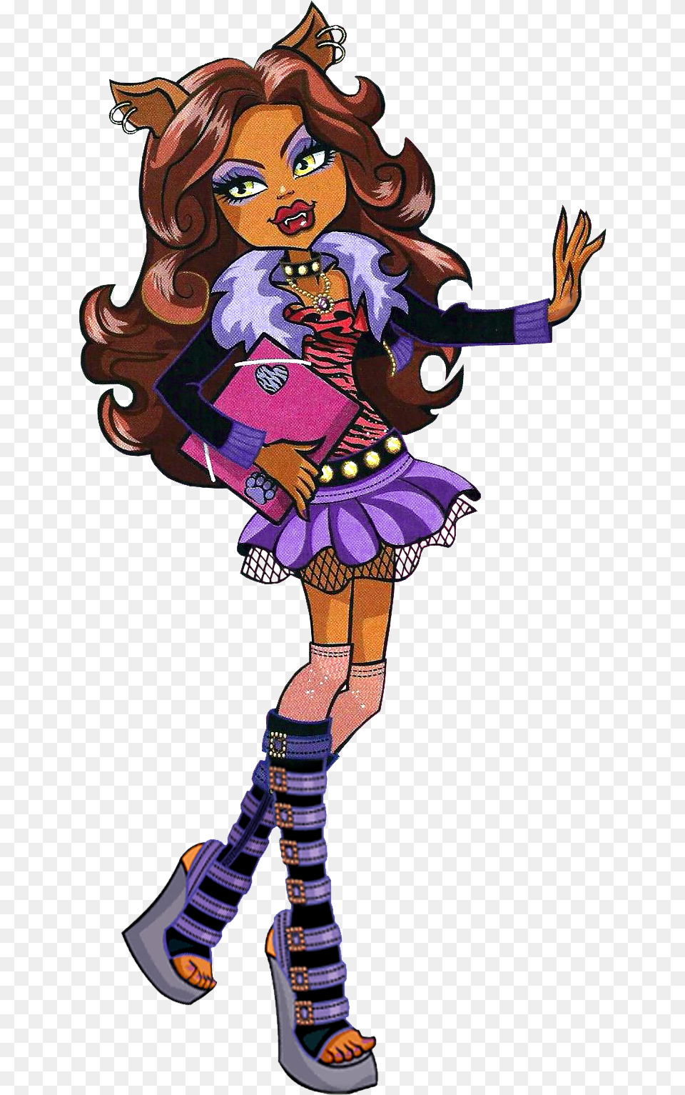 Monster High Clawdeen, Book, Publication, Comics, Child Free Png Download