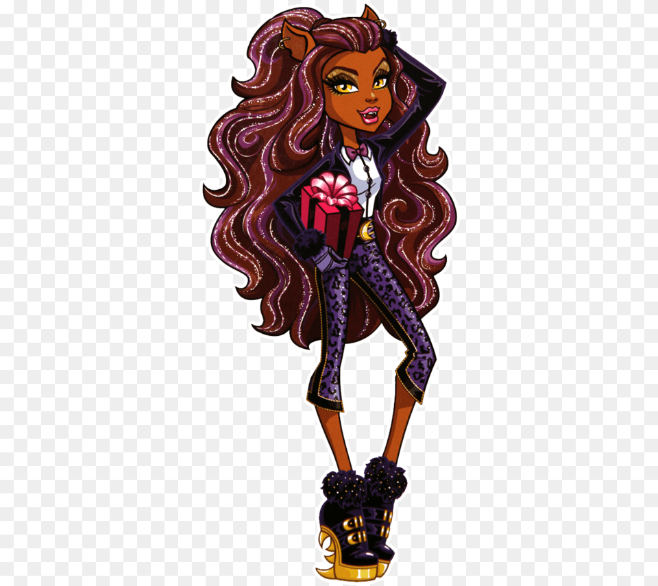 Monster High Clawdeen Wolf Cartoon, Adult, Publication, Person, Female Free Png Download