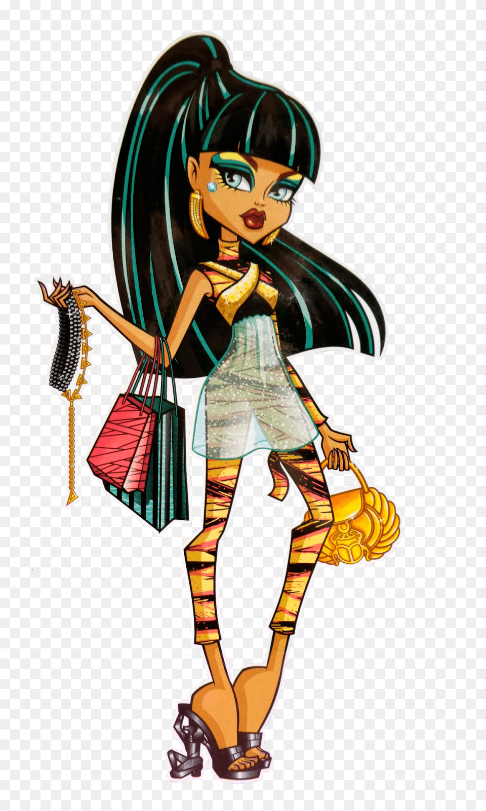 Monster High Cleo Fashion, Person, Book, Comics, Publication Free Png Download