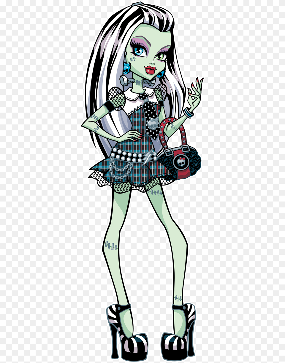 Monster High Clipart Frankie Stein Franky Stein, Book, Comics, Publication, Adult Free Png Download