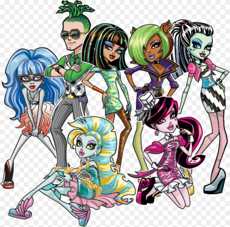Monster High Dawn Dance Clipart Monster High Dance Of The Dawn Characters, Publication, Book, Comics, Adult Free Png Download