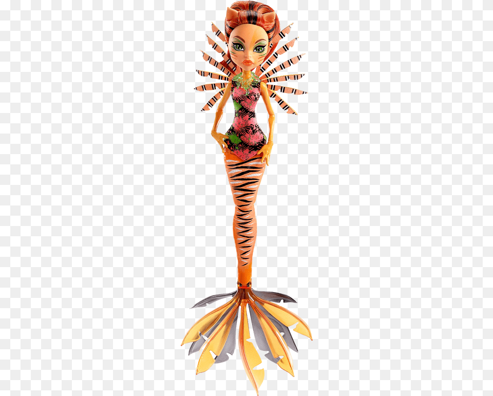 Monster High Dolls Scarrier Reef, Person, Doll, Toy Free Transparent Png