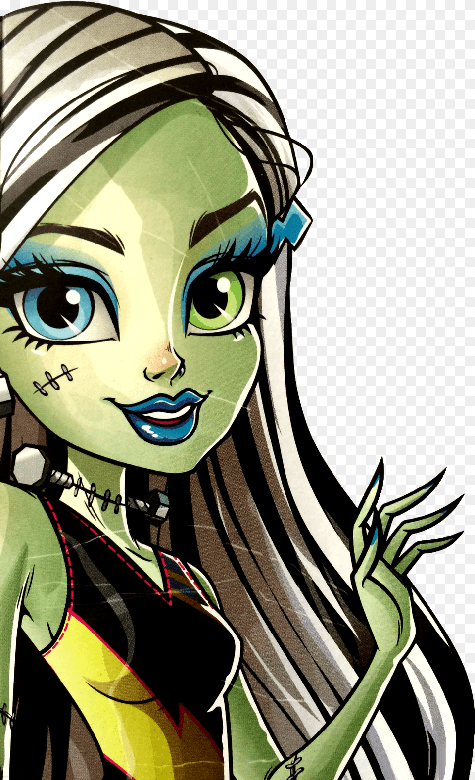 Monster High Frankie Anime, Publication, Book, Comics, Adult Free Png Download