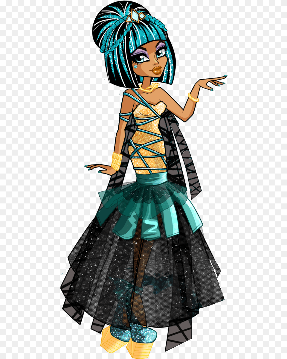 Monster High Halloween Cleo De Nile, Book, Publication, Comics, Clothing Png Image