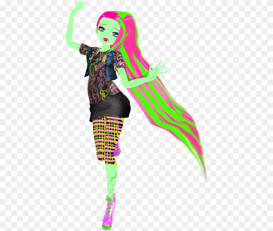 Monster High Images Venus Mcflytrap Hd Wallpaper And Mmd Model Monster High, Adult, Person, Woman, Female Free Png Download