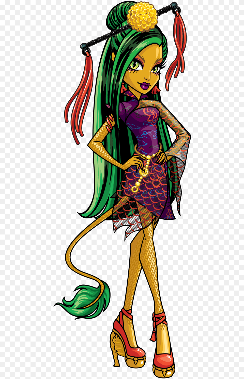 Monster High Jinafire Long, Book, Comics, Publication, Adult Png Image