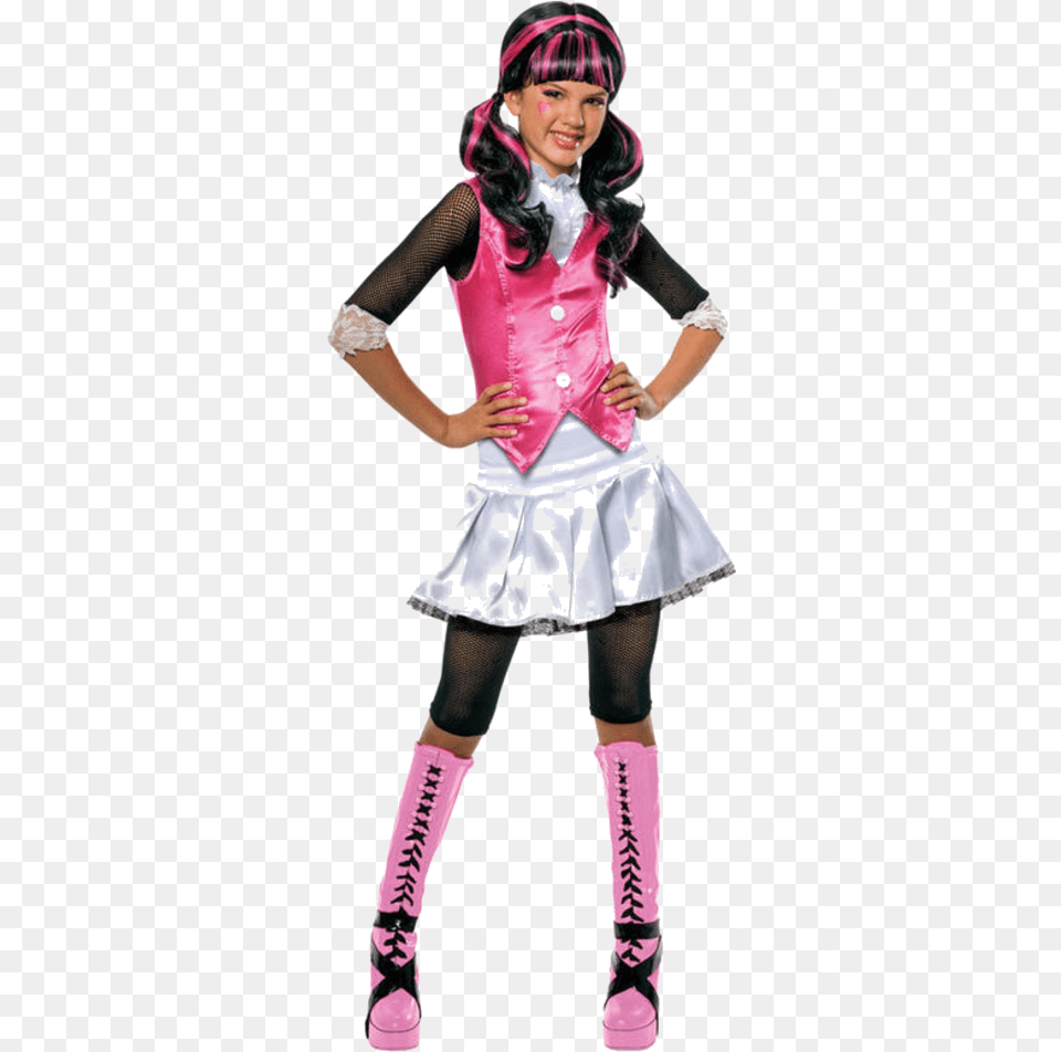 Monster High Ladies Costume, Clothing, Person, Child, Girl Free Transparent Png