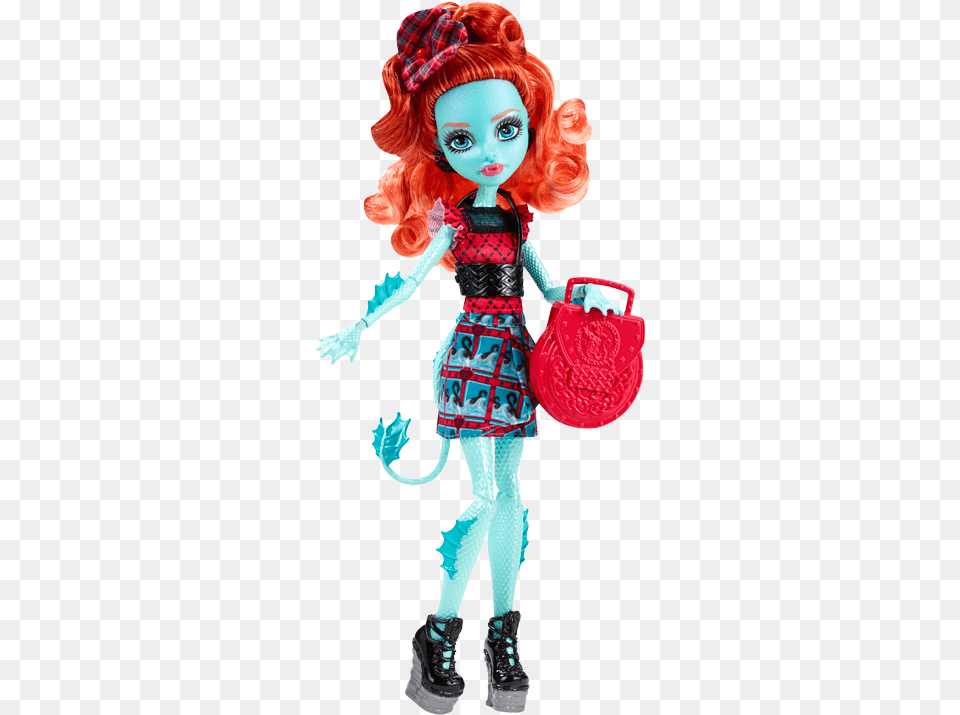 Monster High Lorna Mcnessie Doll, Toy, Child, Female, Girl Free Png