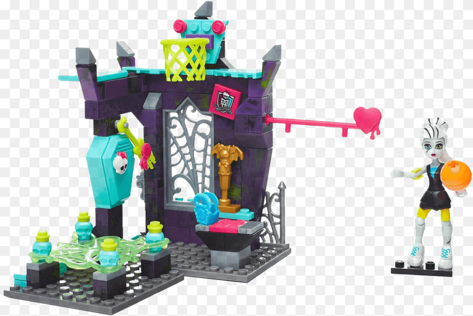 Monster High Mega Bloks Frankie Stein, Robot, Child, Female, Girl Free Transparent Png