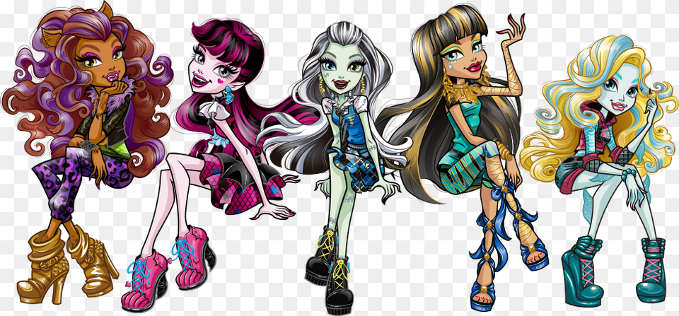 Monster High Monster High Ghoul Squad, Adult, Publication, Person, Female Free Transparent Png