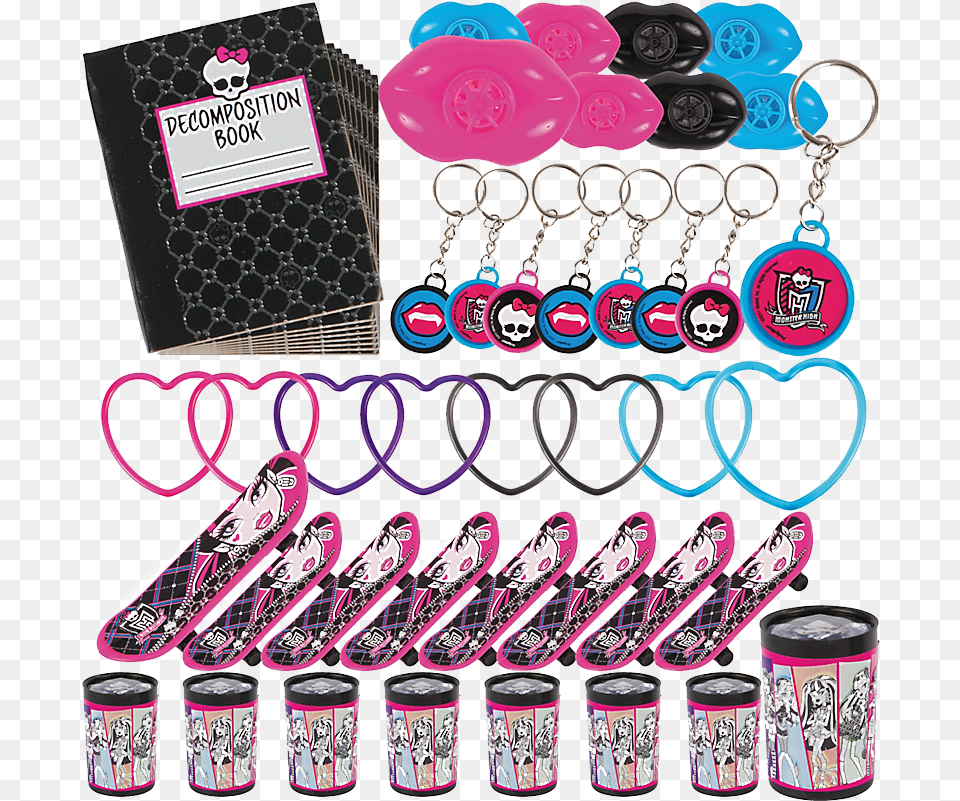 Monster High Party Favour Pack Party Favor, Accessories, Can, Tin, Clothing Free Png