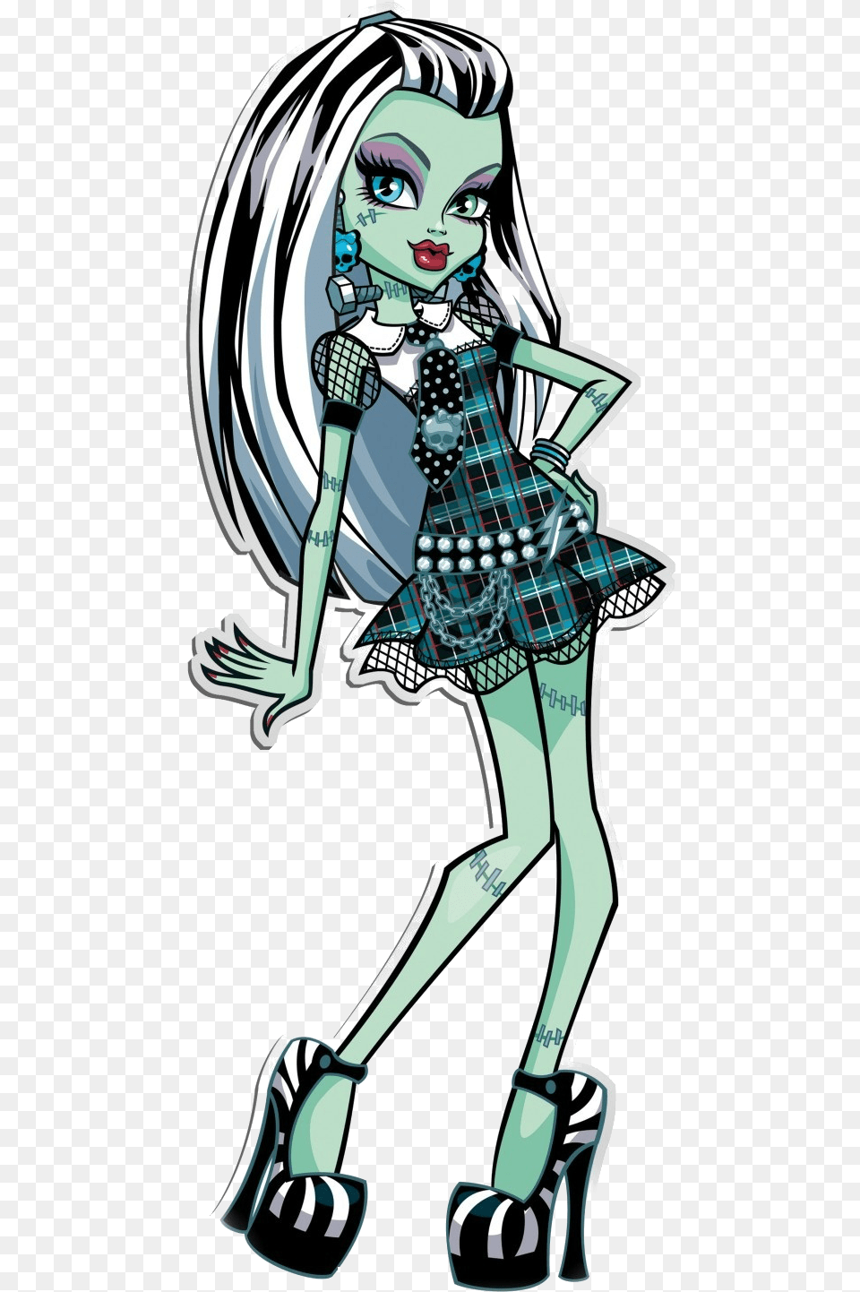 Monster High Personagens Monster High Characters Frankie Stein, Book, Comics, Publication, Adult Free Png