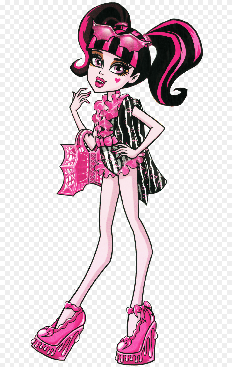 Monster High Revived Characters Draculaura Monster High Characters, Book, Purple, Comics, Publication Png