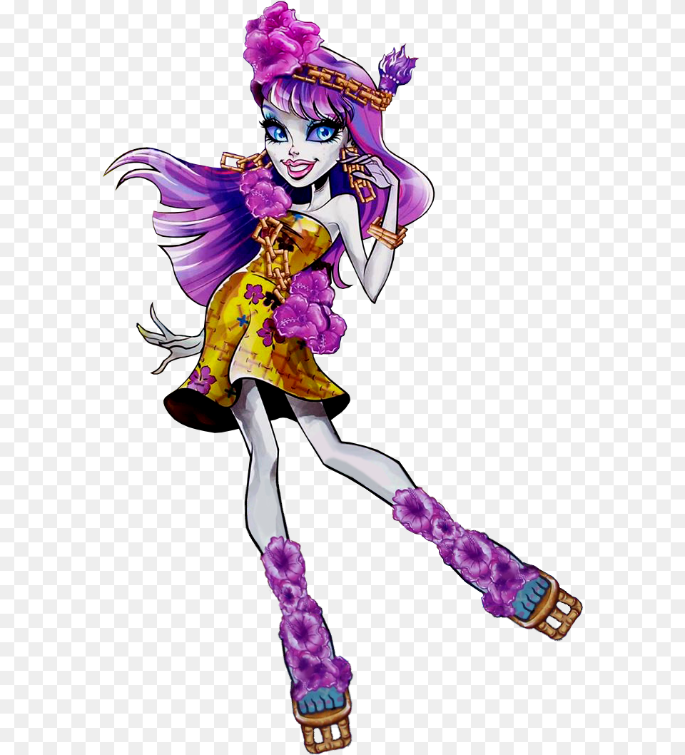 Monster High Spectra Ghouls Getaway, Book, Comics, Purple, Publication Free Transparent Png