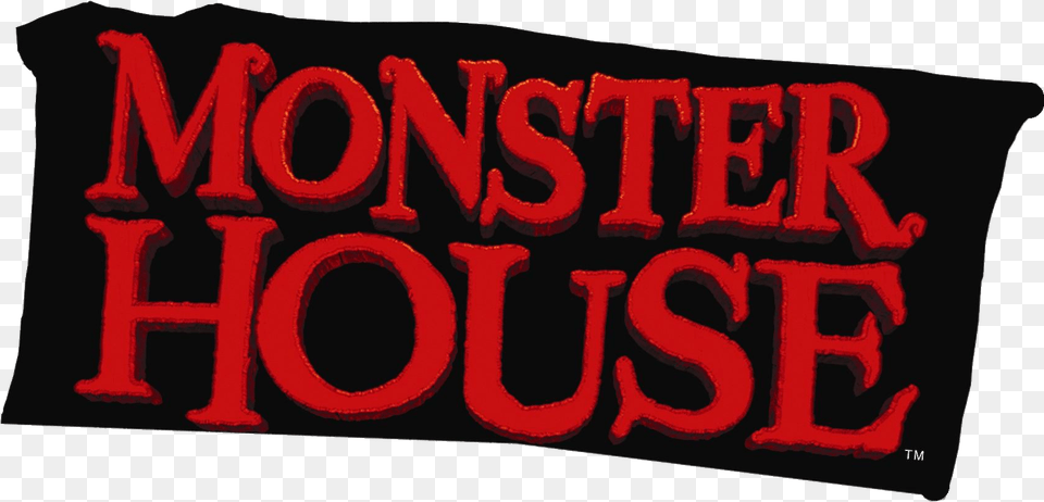 Monster House Logo Monster House, Light, Text, Person Png