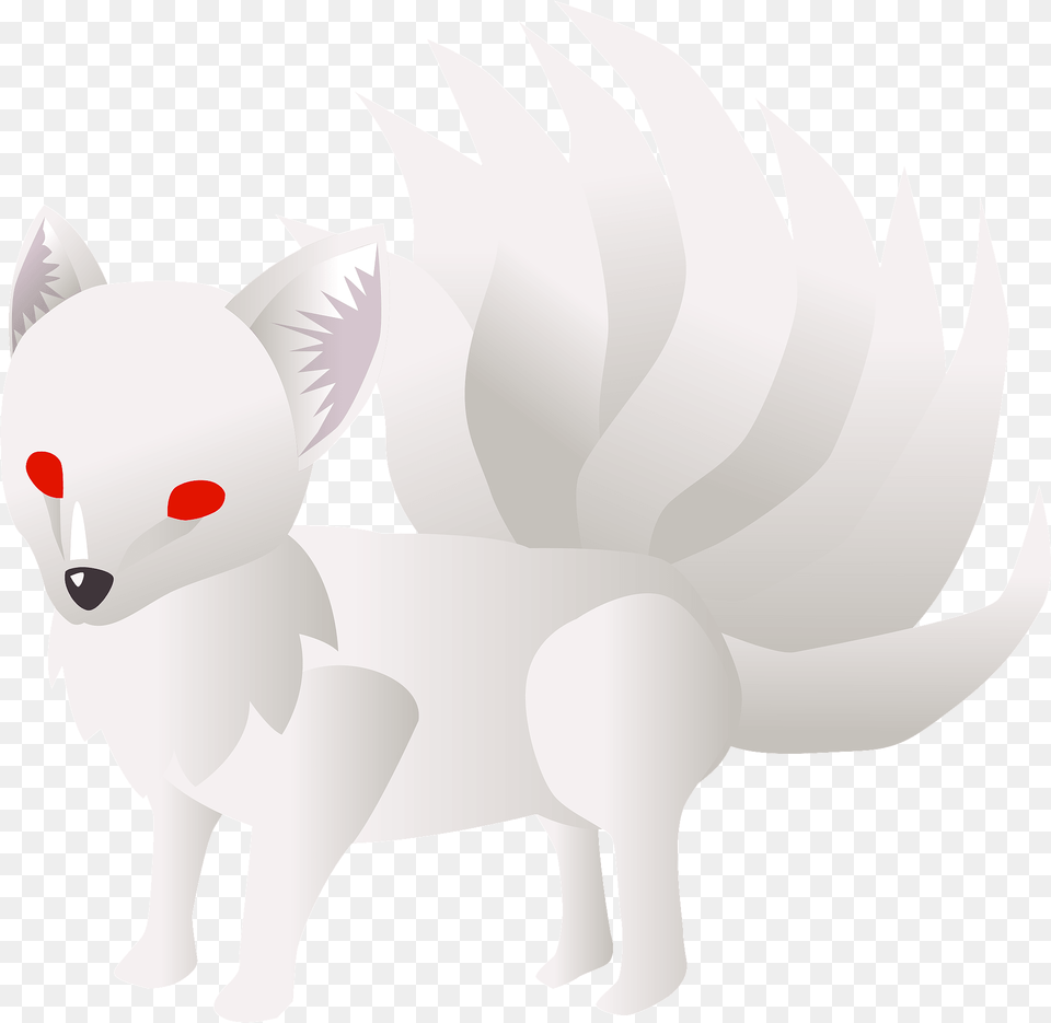 Monster Huli Jing Japanese Fox With Nine Tails Clipart, Animal, Canine, Dog, Mammal Free Png Download