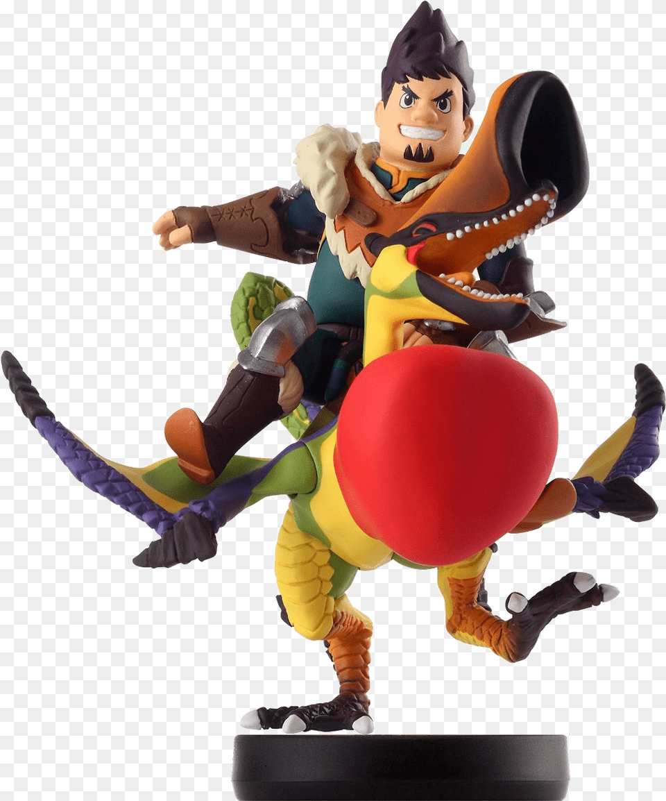 Monster Hunter Banner Stock Monster Hunter Stories Amiibo, Figurine, Baby, Face, Head Free Png Download