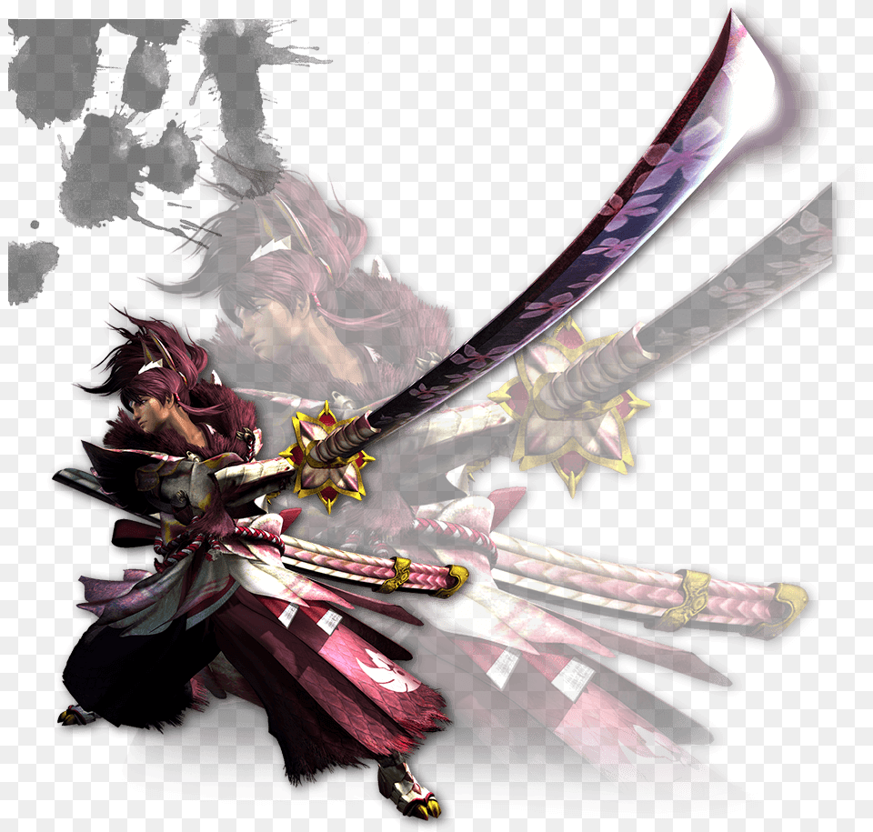 Monster Hunter Generations, Adult, Female, Person, Samurai Png Image