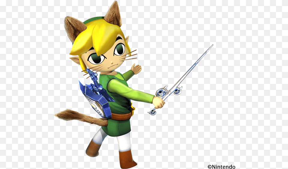 Monster Hunter Generations Toon Link, Sword, Weapon, Baby, Person Free Png Download