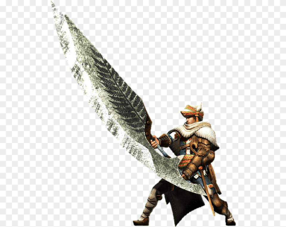 Monster Hunter Great Sword Mhgen Pirate Greatsword, Weapon, Knight, Person, Adult Free Png Download