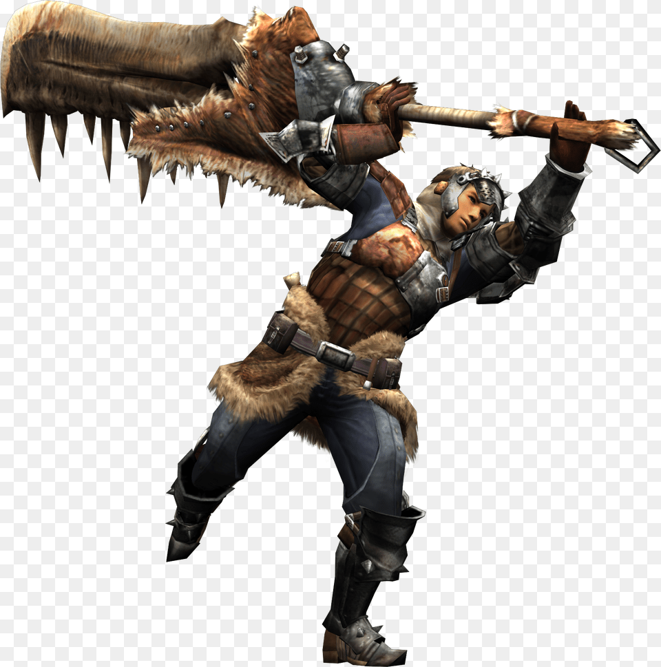 Monster Hunter Greatsword User, Adult, Male, Man, Person Png