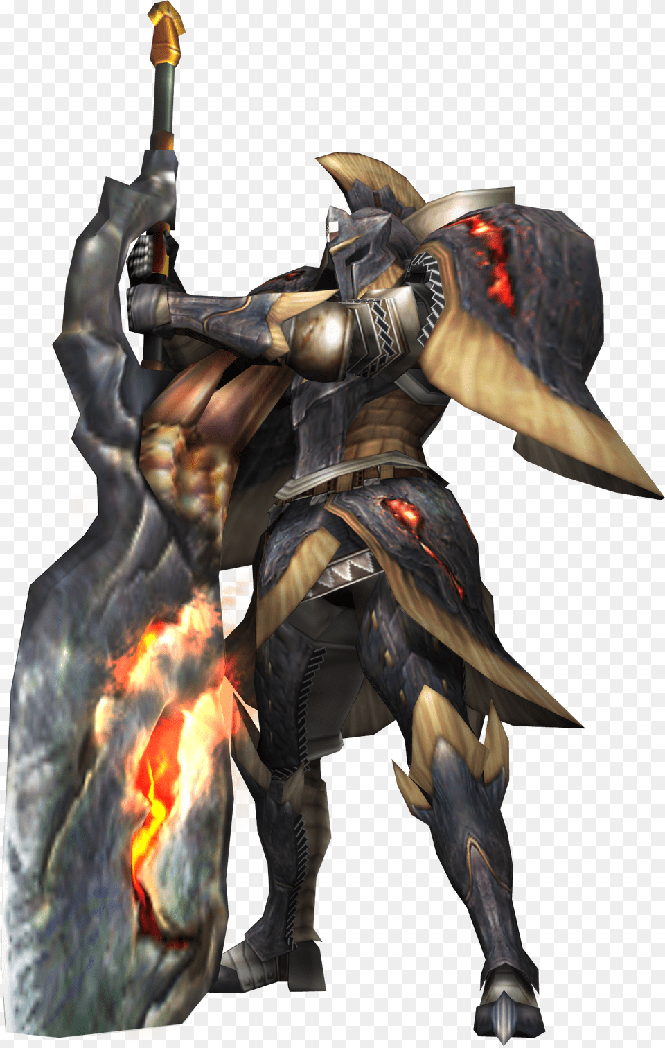 Monster Hunter Lavasioth Armor, Knight, Person, Adult, Female Png