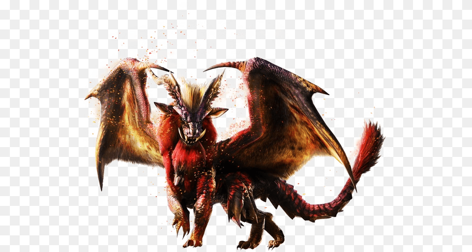 Monster Hunter Lore Teostra And Lunastra New World Teostra Monster Hunter World, Animal, Dinosaur, Reptile, Dragon Png Image