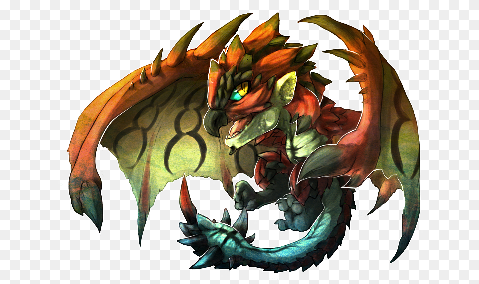 Monster Hunter Rathalos Cute, Dragon Free Png Download
