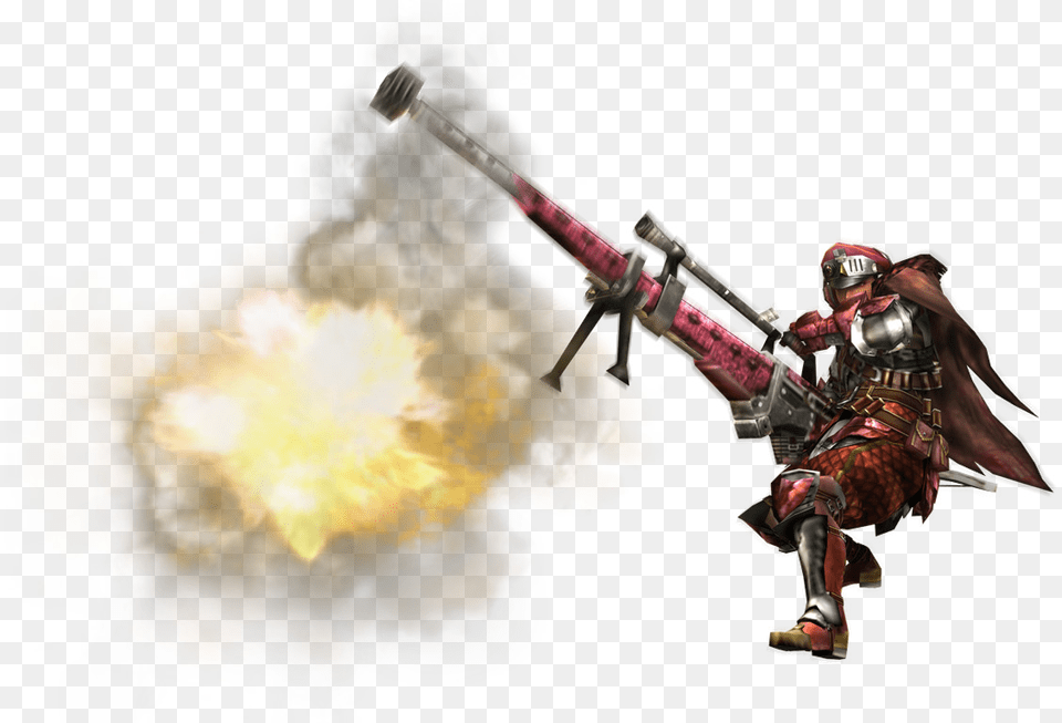 Monster Hunter Rathalos Heavy Bowgun, Adult, Female, Person, Woman Free Png Download