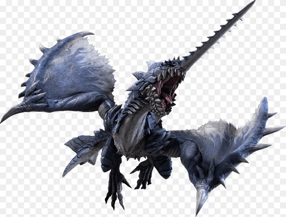 Monster Hunter Shark Dragon, Animal, Dinosaur, Reptile Free Png