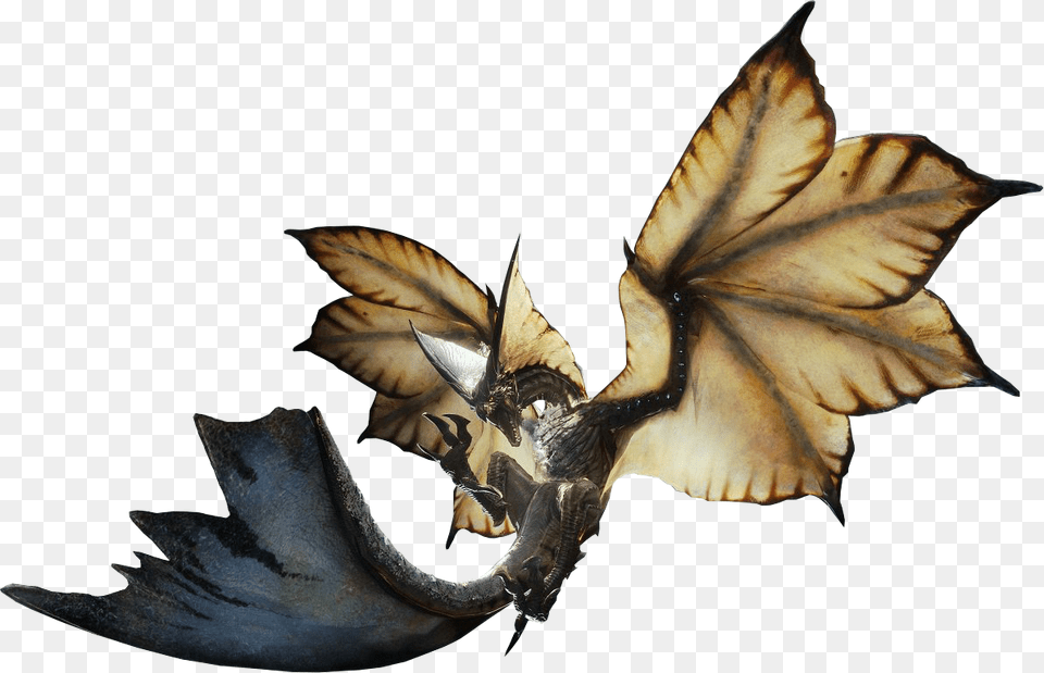 Monster Hunter World Legiana Flying Roar Tail Monster Hunter World All Monsters, Dragon, Leaf, Plant, Animal Png Image