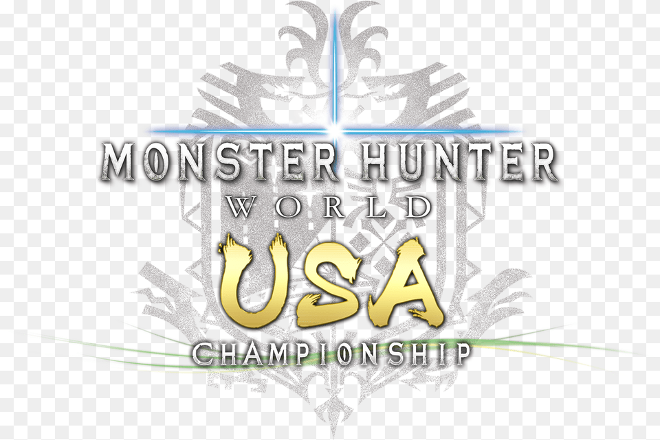 Monster Hunter World Logo Monster Hunter World Championship Logo, Emblem, Symbol, Person Free Transparent Png