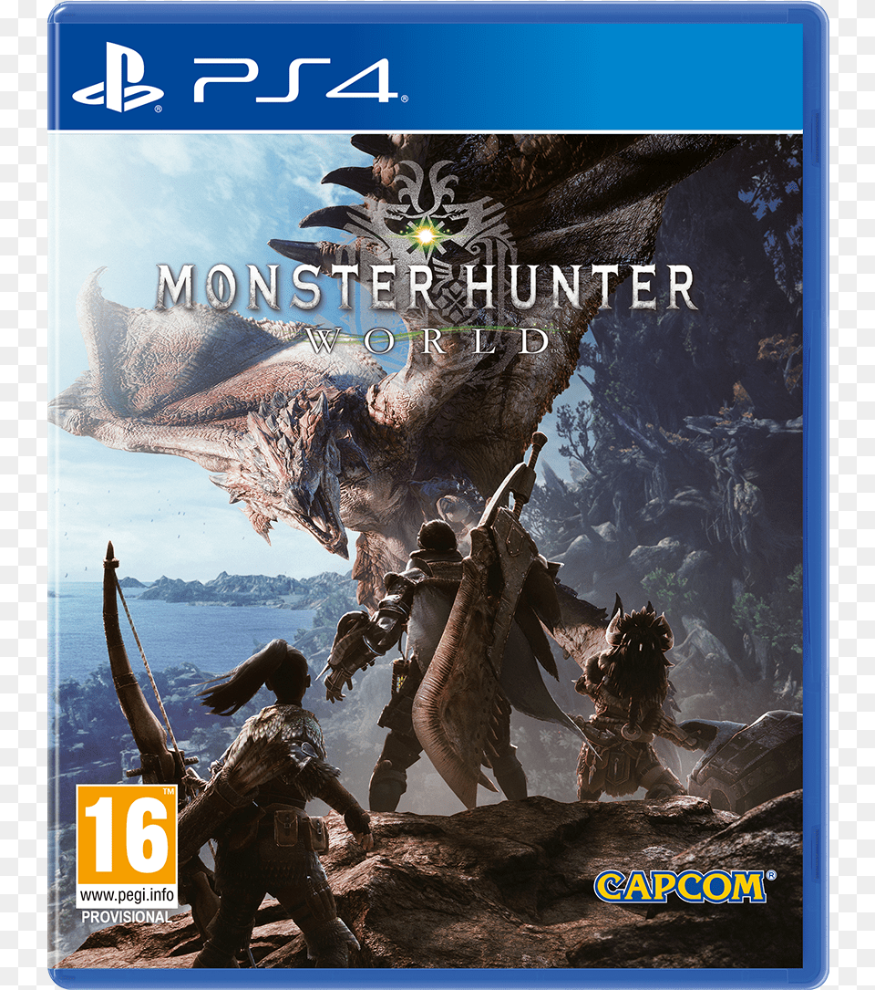 Monster Hunter World Ps4 Box, Adult, Male, Man, Person Free Png Download