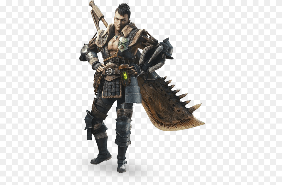 Monster Hunter World Ps4 Games Playstation Mhw Field Team Leader, Adult, Male, Man, Person Png Image