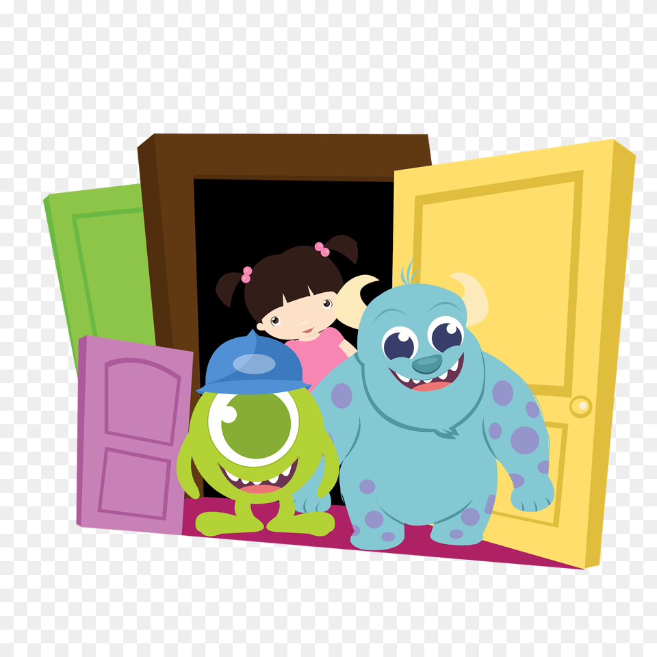 Monster Inc Babies Clip Art Kids Monsters, Baby, Person, Animal, Bear Png