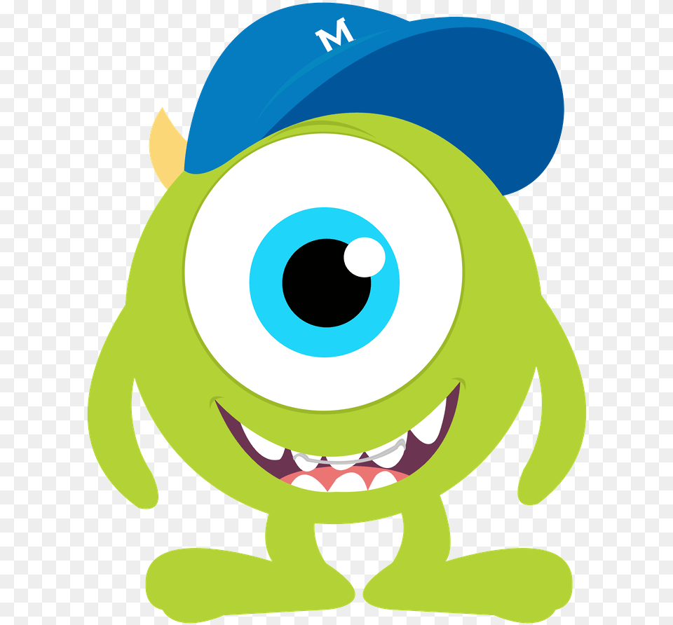 Monster Inc Caricaturas Clipart Mike Monster Inc, Animal, Bear, Mammal, Wildlife Free Png Download