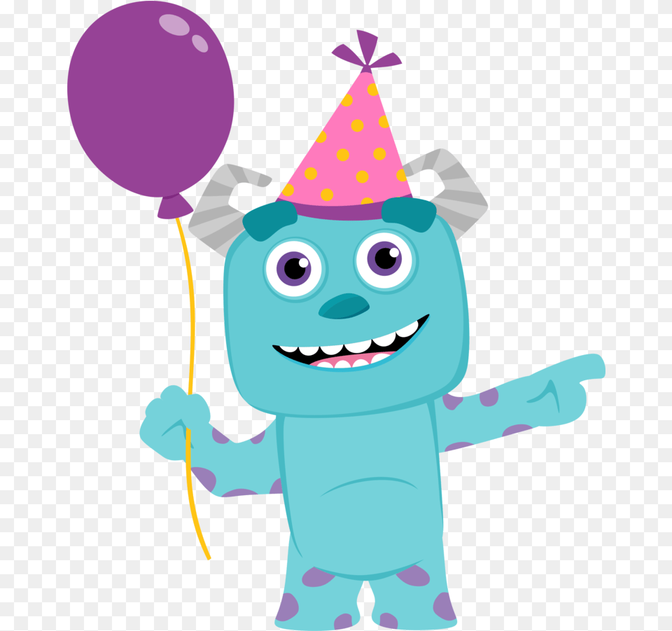 Monster Inc Download Clip Art Monsters Inc Happy Birthday, Clothing, Hat, Baby, Person Free Png