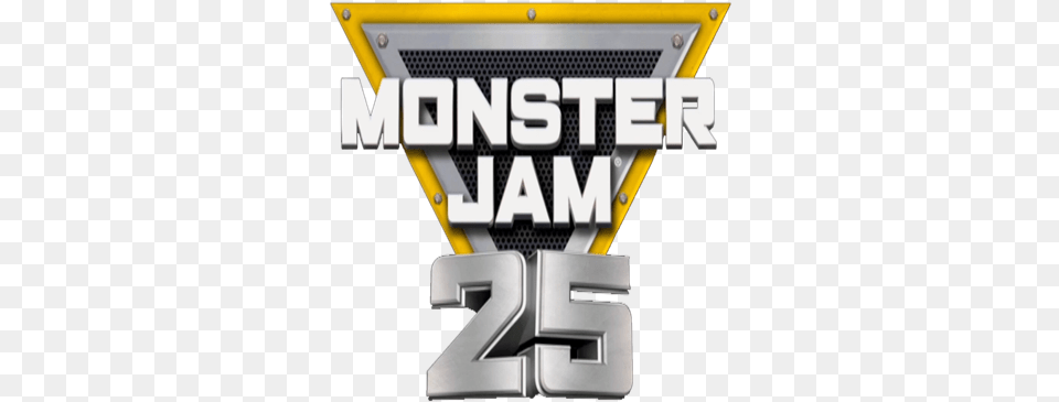 Monster Jam 25th Annversary Logo Monster Jam Crush It Nintendo Switch Game, Symbol, Gas Pump, Machine, Pump Free Transparent Png