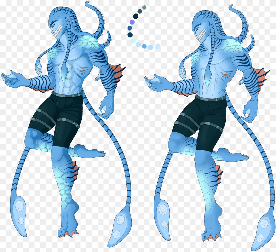 Monster Man Custom Fish Man Monster, Adult, Female, Person, Woman Free Png