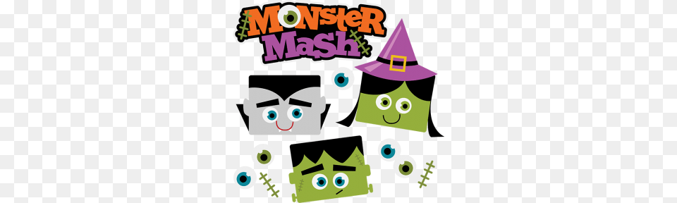 Monster Mash Halloween Scrapbook Collection, Person, People, Art, Graphics Free Png Download