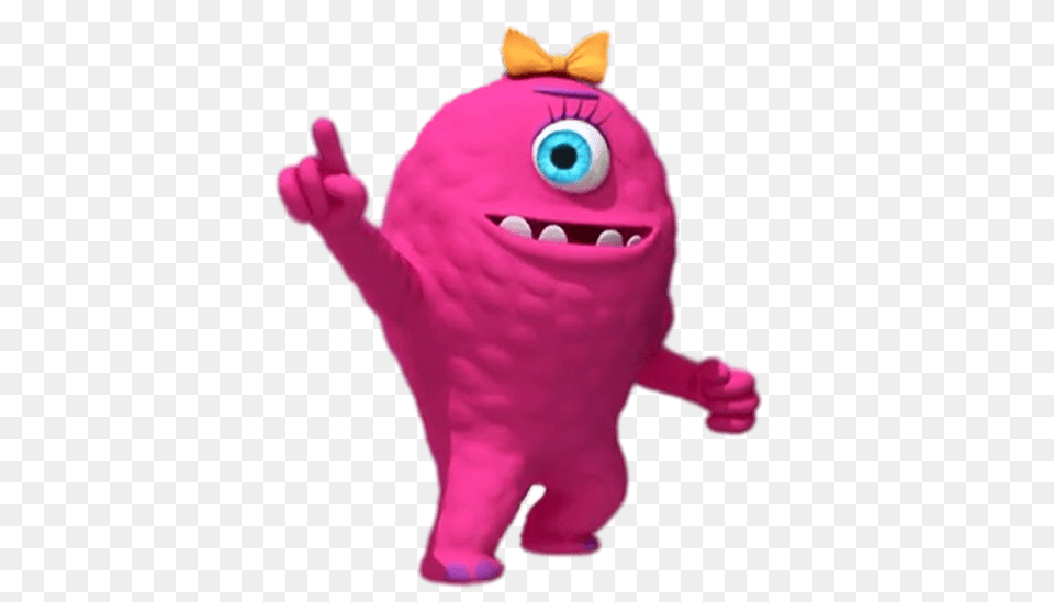 Monster Math Squad Lily, Toy, Plush Png