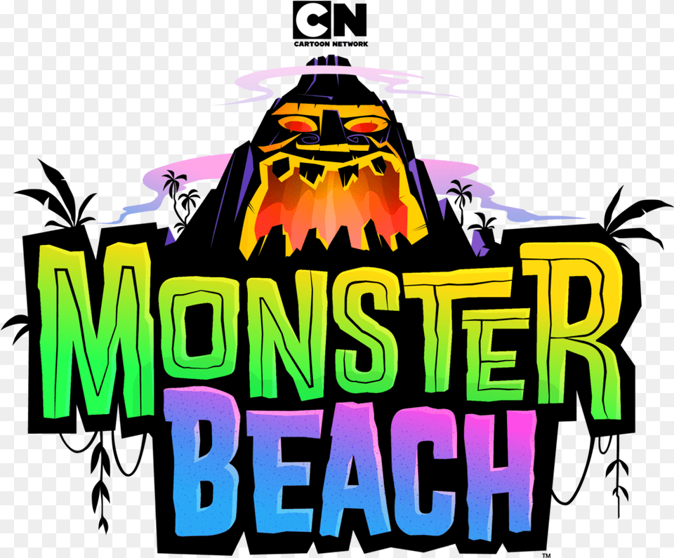 Monster Monster Beach Cartoon Network Logo, People, Person, Light Free Png