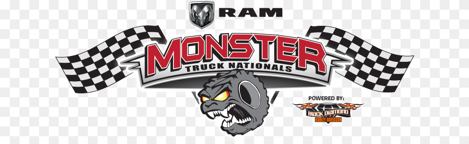 Monster Nationals Du Quoin Il Flag, Logo, Accessories, Face, Head Png