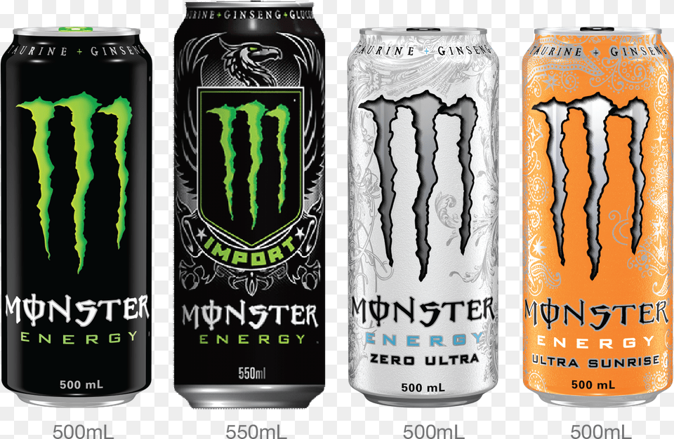 Monster Pack Shot Energy Shot, Alcohol, Beer, Beverage, Can Png Image
