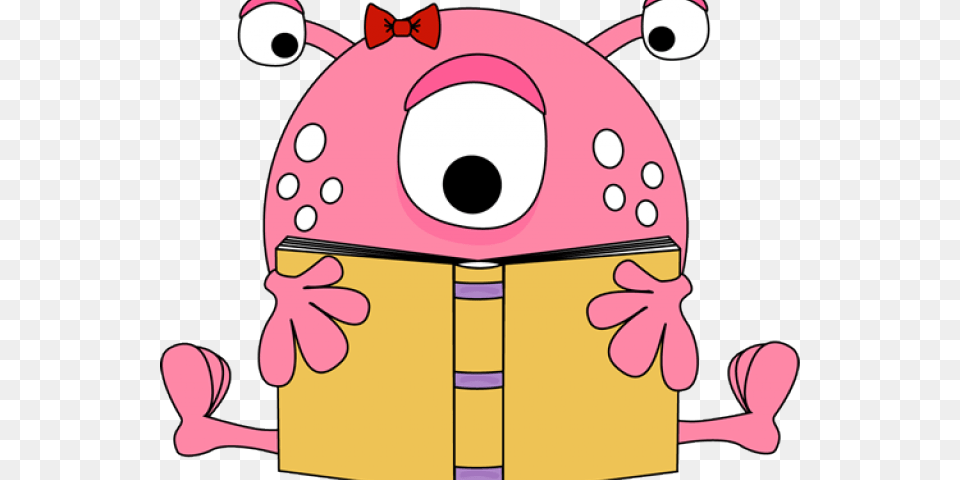Monster Reading A Book, Food, Sweets, Animal, Bear Png